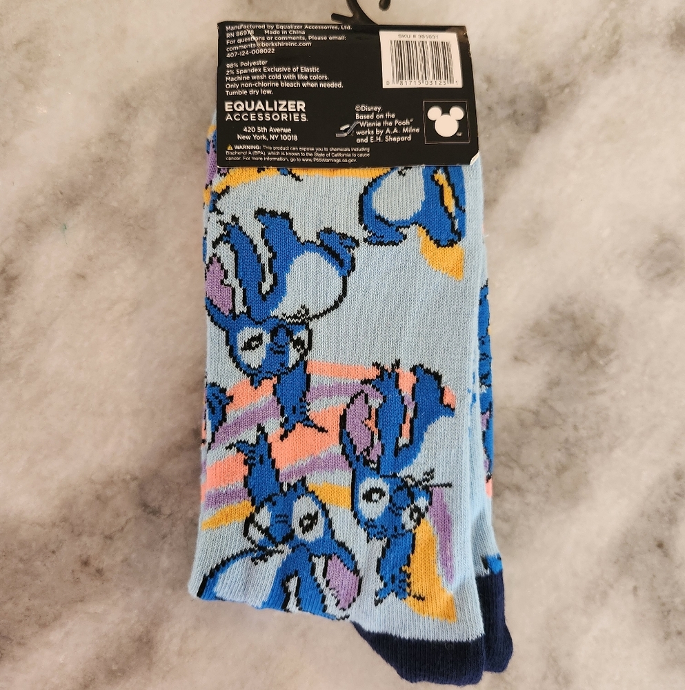 Disney's Stitch Crew Socks Adult's (Size 9-13) - Picture 3 of 3